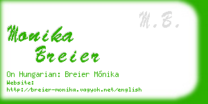 monika breier business card