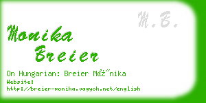 monika breier business card